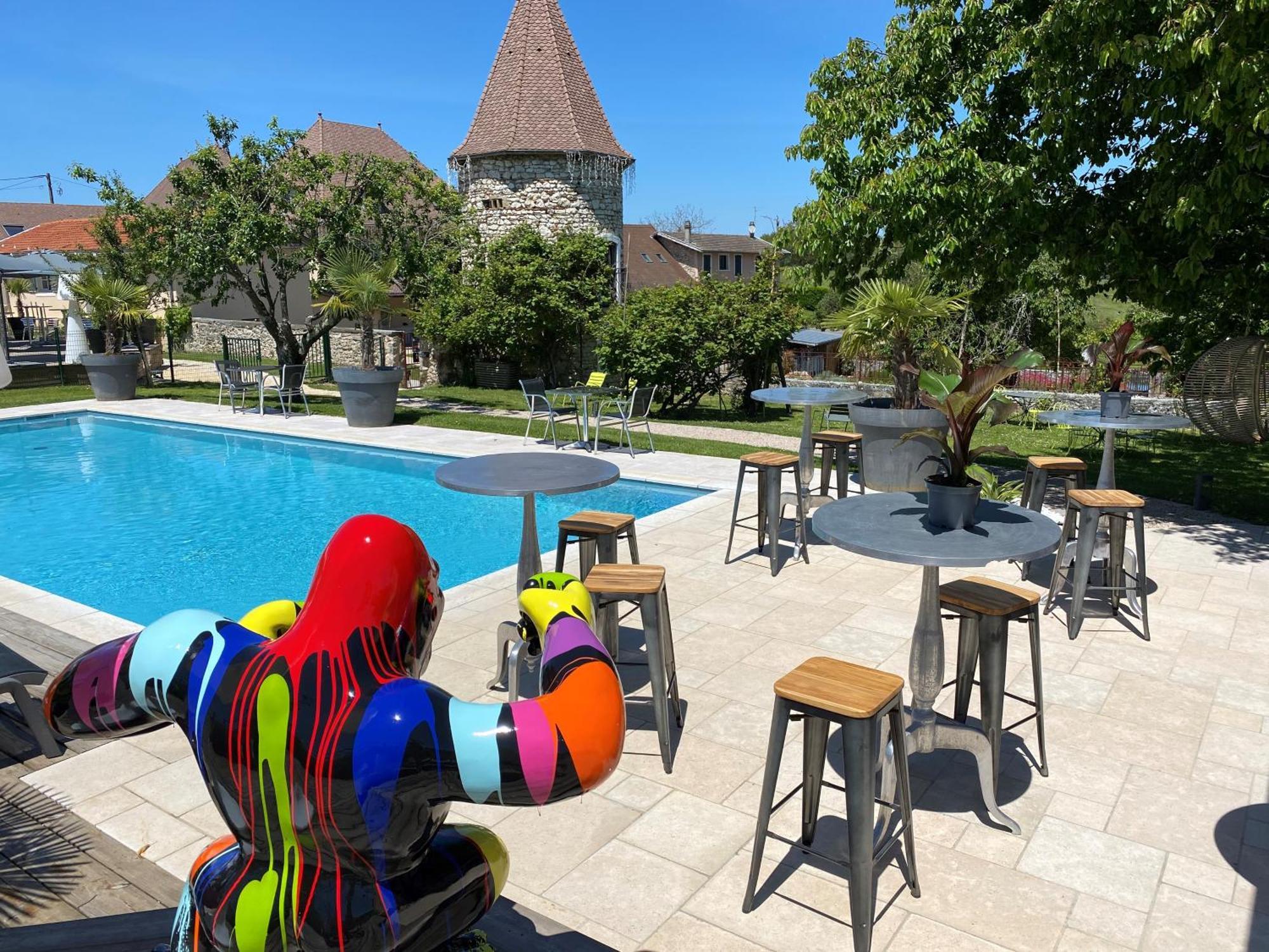 Hotel Domaine de Suzel Vignieu Exterior foto